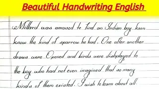 English Writing || English Handwriting || Cursive Writing || Calligraphy handwriting ||
