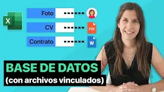 Base de datos en Excel con vínculos a Word, PDF, imágenes, etc.