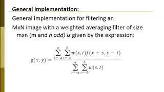Smoothing Filters