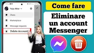 Come ELIMINARE un account Messenger (2024) | Eliminare un account Messenger