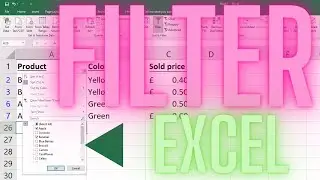 How to Filter in Excel #Shorts