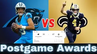Carolina Panthers vs New Orleans Saints Postgame Awards | NFL Week 1, 2024