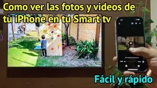 Como ver las fotos y videos de mi iPhone en una smart tv 📺