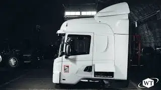 Кабина  Scania CR19 высокая (белая 1140 мм)