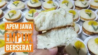 Apem Jawa Jadul Empuk dan Berserat || 100% Anti Gagal || Apem Pisang