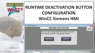 RUNTIME DEACTIVATION BUTTON CONFIGURATION WinCC Siemens HMI