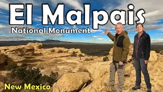 El Malpais National Monument {4K UHD] | Sandstone Bluffs | Lava Falls Trail | La Ventana Arch | NM