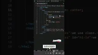 🧑🏻‍💻 Class & Id Attribute | Html Css 