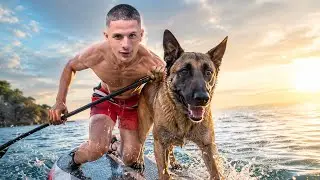 PADDLE AVEC SEVEN  (il a FAIT TOMBER tout le monde ) !