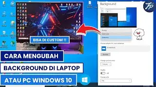 Cara Mengubah Background Di Laptop Atau PC Windows 10 | Ganti Background Di Windows 10