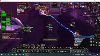 Noob Warlock (Affliction) PvP Battleground Eye Of The Strom! WOTLK Classic