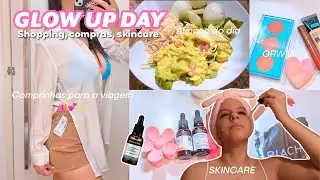 GLOW UP DAY🎀✨shopping, comprinhas, skincare, rotina do dia💕