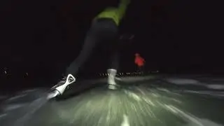 Ночной озерный каток. 20.11.2023