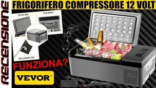 Acqua e Bibite fresche? RECENSIONE frigorifero viaggio VEVOR 12 Volt 15 Litri compressore