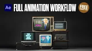 Bad 80s News Graphics | After Effects Workflow