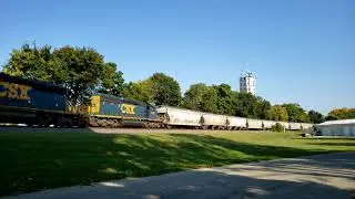 CSX J783 At Troy, Ohio w/ SD40-2/SD40-3