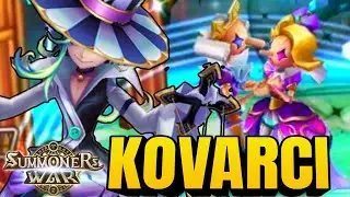 Kovarci when you instantly win the game at turn 1 - Summoners War