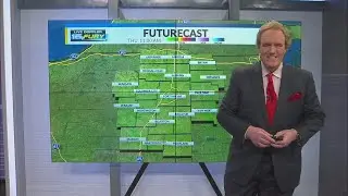Another hot day with tropical moisture to the south