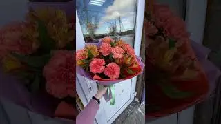 Обожаю диантусы🔥 А ВЫ? #упаковка #флористика #цветы #flowers #букет #флористикадляначинающих