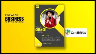 Flyer design in coreldraw | flyer design | Technophile