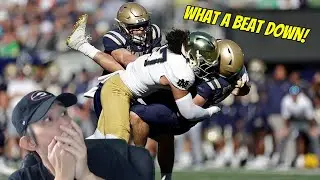 #12 Notre Dame vs. #24 Navy (It wasn't even close...)