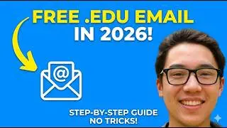 Get a FREE .EDU Email in 2026 😱 Step‑by‑Step Guide (Works Now)
