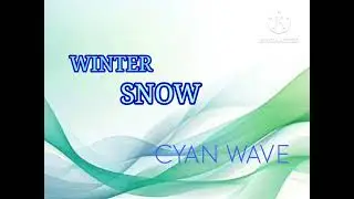 Winter snow text