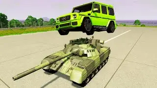 Cars vs BIG Tank #1 – BeamNG Drive | BeamNG Top