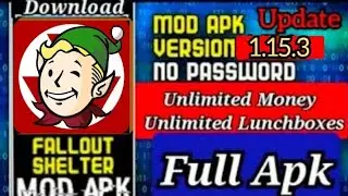 Fallout Shelter Mod Apk (unlimited Money, unlimited lunchboxes) V 1.15.3