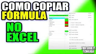 COMO COPIAR FÓRMULA NO EXCEL