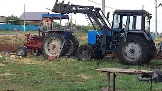 т -40 с кабиной от лтз  востоновление двери