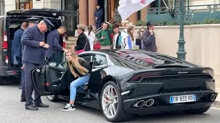 Young Lady Driving A Lamborghini! I Wish To Be A Millionaire!!! 