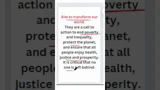 Sustainable development goals  #selfstudy179 #youtubeshorts