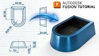 Fusion 360 From Zero | DRAFT - Taper Angle Feature  Tutorial #15