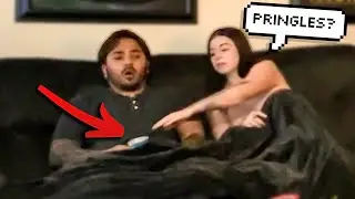 PRINGLES PRANK ON GIRLFRIEND * GONE WRONG*