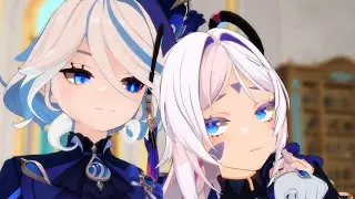 Furina becomes naughty to Citlali [Genshin Impact MMD]