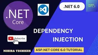 Dependency Injection in ASP.NET CORE 6.0 | Dot NET Core using VS Code | .NET CORE 6.0 Tutorial