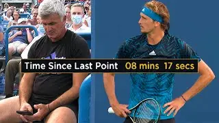 When Phone Drama Started ● Zverev vs Tsitsipas Cincinnati Semi Finals 2021 Highlights 2160p 4K
