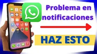 ✅ Mi iphone NO ME NOTIFICA los mensajes de whatsapp ¡SOLUCIÓN!