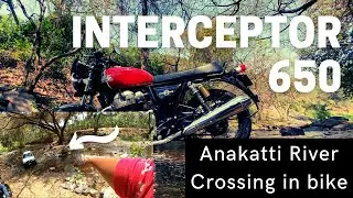 Interceptor 650 Cinematic shots | Anakatti Ride | Rivercrossing in Bike
