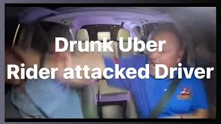 Drunk Uber Rider Attacked Driver & Driver Fights Back!