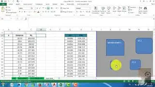How do you create a cross section in EXCEL TO AutoCAD