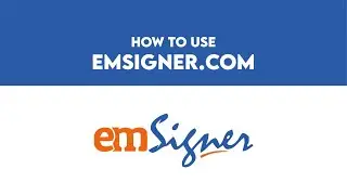 Using emsiger.com to sign the documents received in email.