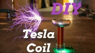 How to make a tesla coil at home-Diy wireless energy transmission.