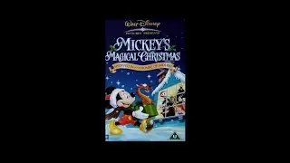 Opening to Mickey's Magical Christmas Snowed In At The House Of Mouse UK VHS