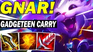 Unleash the Power of Gadgeteen Gnar || The Ultimate TFT Carry Build Guide!