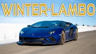 What it takes to Winter Drive a Lamborghini Aventador?