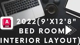 Bed Room Interior Layout Basics AutoCAD 2022