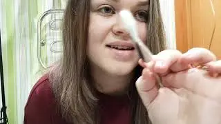 ASMR быстрый уход за твоими волосами и личиком 💞.