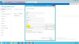 how to create mail contact in exchange server 2013